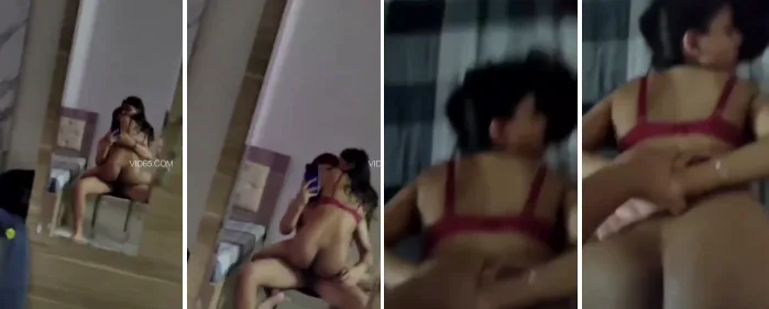 Short mms clip of boyfriend having hard sex with hot girlfriend