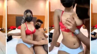 Two young unmarried lovers having live sex for money
