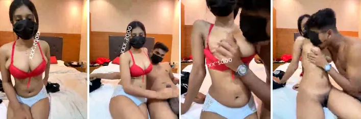 Two young unmarried lovers having live sex for money